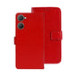 For vivo Y03 4G Global idewei Crazy Horse Texture Leather Phone Case(Red)