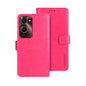 For vivo Y28s 5G idewei Crazy Horse Texture Leather Phone Case(Rose Red)