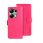 For Xiaomi Redmi Note 13 Pro 4G idewei Crazy Horse Texture Leather Phone Case(Rose Red)