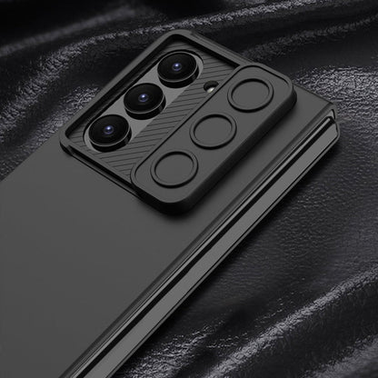For Samsung Galaxy Z Fold5 GKK Integrated Ultra-thin Sliding Camshield Flip Phone Case(Black)