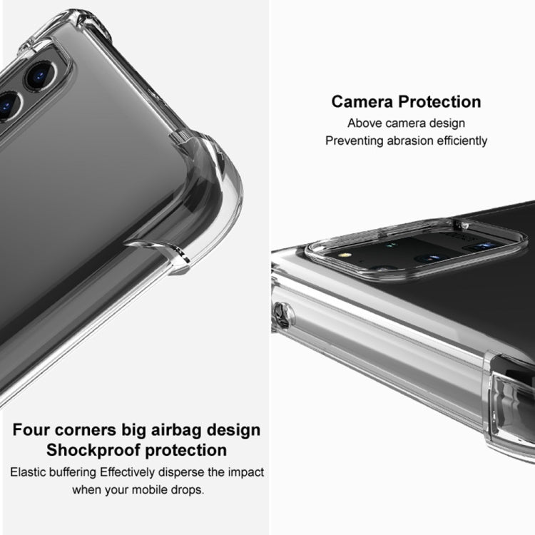 For Honor X50 5G imak Shockproof Airbag TPU Phone Case(Transparent)