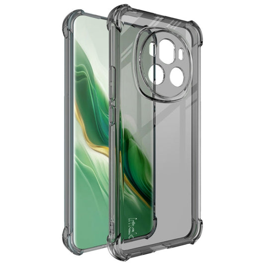 Pour étui de téléphone antichoc en TPU avec coussin d'air pour Honor Magic6 5G (Noir transparent)