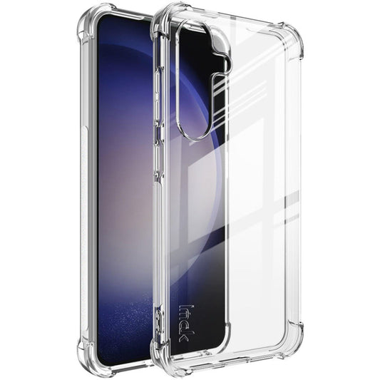 Pour Samsung Galaxy S24 5G Coque de téléphone TPU antichoc imak Airbag (Transparent)