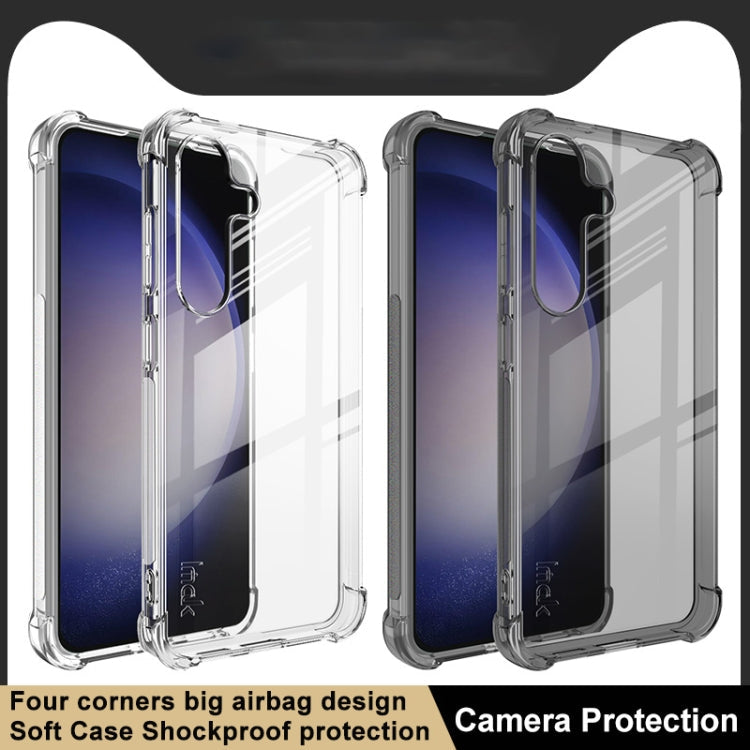 For Samsung Galaxy S24 5G imak Shockproof Airbag TPU Phone Case(Transparent)