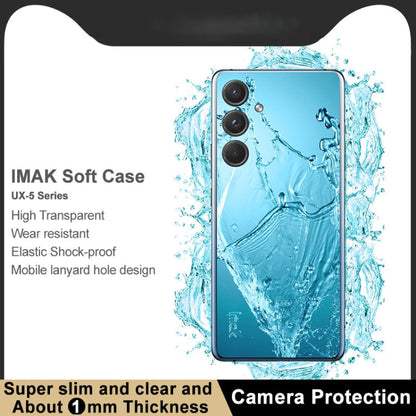 For Samsung Galaxy A55 5G imak UX-5 Series Transparent Shockproof TPU Protective Case(Transparent)