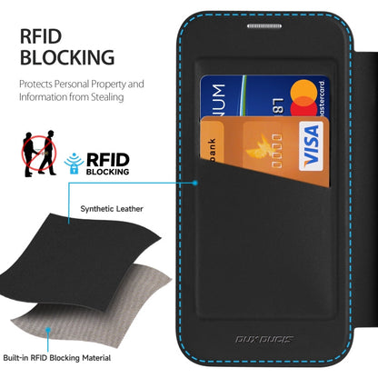 For iPhone 16 Pro Max DUX DUCIS Skin X Pro Series Magsafe PC + TPU Phone Leather Case(Black)