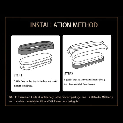 For Xiaomi Mi Band 8 Mijobs CS Case Milan Magnetic Stainless Steel Watch Band(Black)