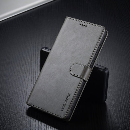 For Samsung Galaxy A05 LC.IMEEKE Calf Texture Leather Phone Case(Black)