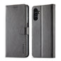For Samsung Galaxy A55 5G LC.IMEEKE Calf Texture Leather Phone Case(Grey)