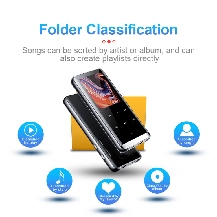 JNN M13 1.8 Inch LCD Screen Touch HiFi MP3 Player, Memory:16GB(With Bluetooth)