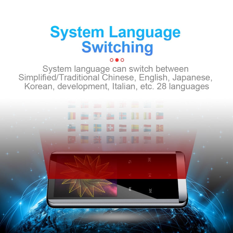 JNN M13 1.8 Inch LCD Screen Touch HiFi MP3 Player, Memory:32GB(Without Bluetooth)