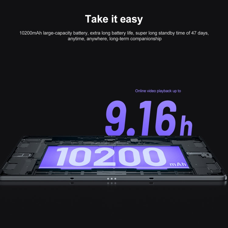 Tablette WiFi Lenovo Pad Pro 12,7 pouces, 8 Go+256 Go, Android 13, Qualcomm Snapdragon 870 Octa Core, prise en charge de l'identification faciale (Gris Foncé)