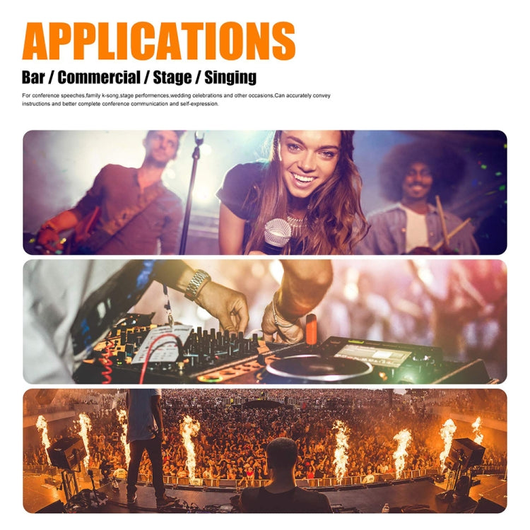 XTUGA RW2080 UHF Wireless Stage Singer In-Ear Monitor System 2 BodyPacks(UK Plug)