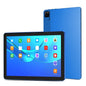 BDF P40 Tablette PC 4G LTE 10,1 pouces, 8 Go + 128 Go, Android 11 MTK6755 Octa Core, Double SIM, Prise UE (Bleu)