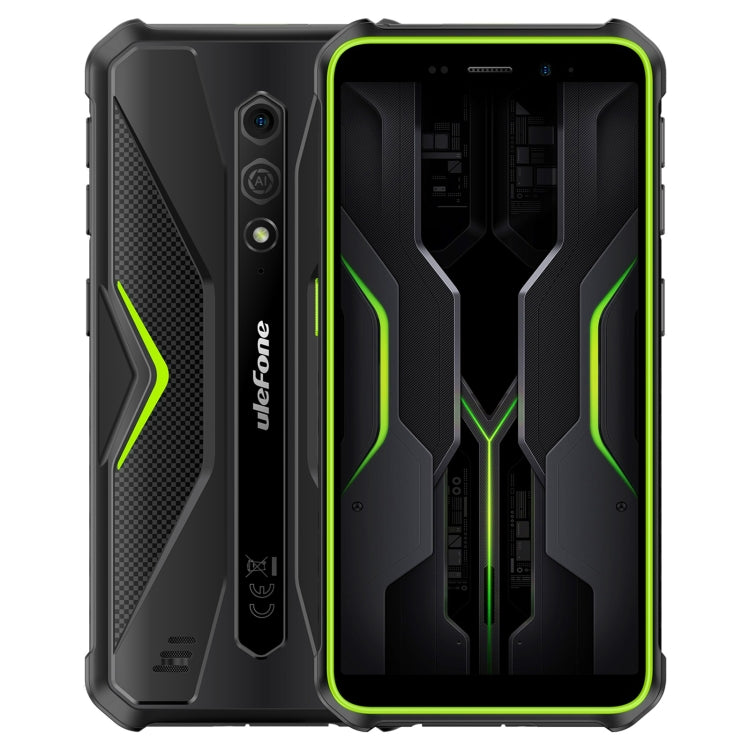 [HK Warehouse] Ulefone Armor X12 Pro, 4GB+64GB, IP68/IP69K Rugged Phone, 5.45 inch Android 15 MediaTek Helio G36 Octa Core, Network: 4G, NFC(Less Green)