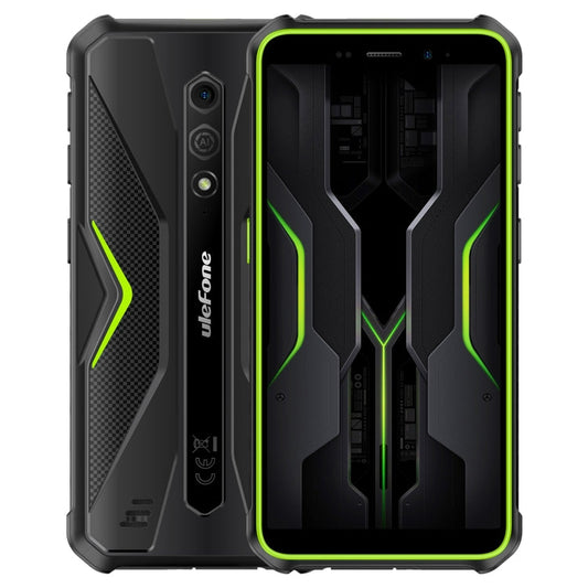 [Entrepôt HK] Ulefone Armor X12 Pro, 4 Go+64 Go, Téléphone robuste IP68/IP69K, Android 15 de 5,45 pouces, MediaTek Helio G36 Octa Core, Réseau: 4G, NFC (Moins Vert)