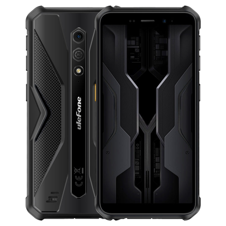 [Entrepôt HK] Ulefone Armor X12 Pro, 4 Go + 64 Go, Téléphone robuste IP68/IP69K, Android 15 MediaTek Helio G36 Octa Core de 5,45 pouces, Réseau: 4G, NFC (Tout noir)