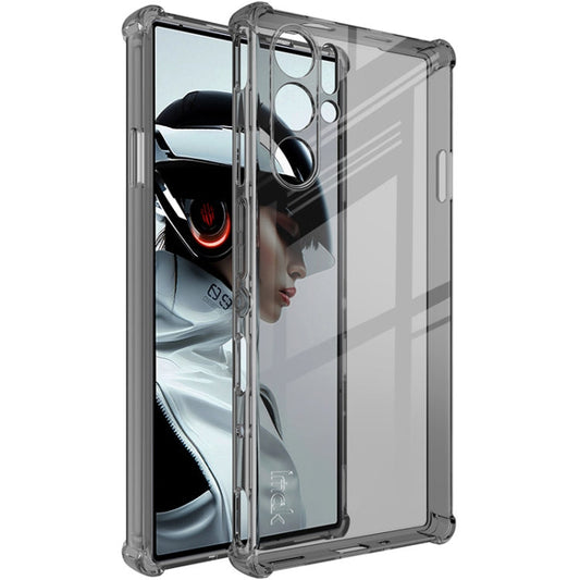 Pour coque de téléphone TPU antichoc imak Airbag ZTE nubia Red Magic 9 Pro 5G/9 Pro+ 5G (Noir transparent)