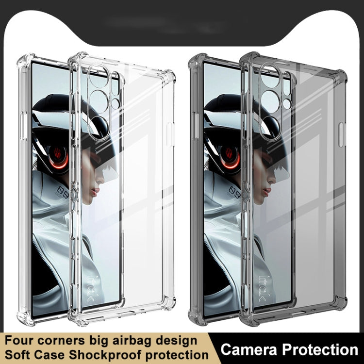 For ZTE nubia Red Magic 9 Pro 5G/9 Pro+ 5G imak Shockproof Airbag TPU Phone Case(Transparent Black)