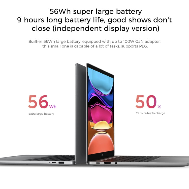 Xiaomi RedmiBook Pro 14 inch Laptop 2022, 16GB+512GB, Windows 11 Home Chinese Version, AMD Ryzen 7 6800H Octa Core(Starlight Grey)