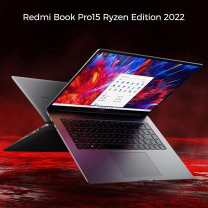 Xiaomi RedmiBook Pro 15 Laptop 2022 15.6 inch, 16GB+512GB, Windows 11 Home Chinese Version, AMD Ryzen 5 6600H Hexa Core(Starlight Grey)
