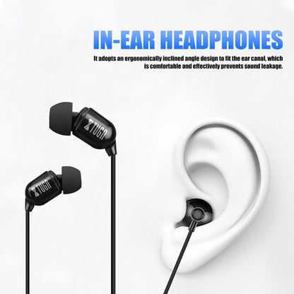 XTUGA  IEM1100 Professional Wireless In Ear Monitor System 2 BodyPacks(US Plug)