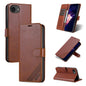 For iPhone 17e / 16e AZNS Sheepskin Texture Flip Leather Phone Case(Brown)