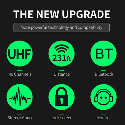 XTUGA SEM100 Professional Wireless In Ear Monitor System 1 BodyPacks(AU Plug)