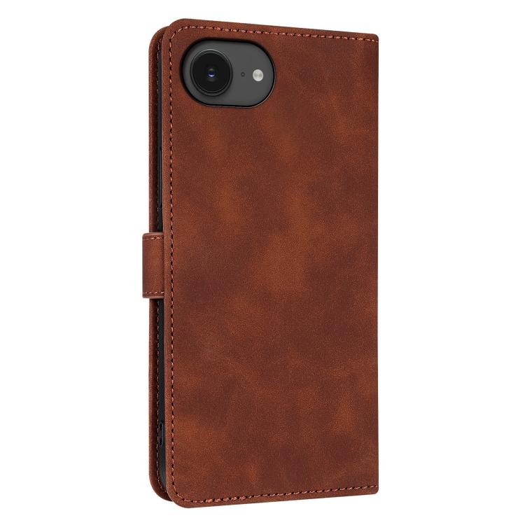For iPhone 17e / 16e AZNS Skin Feel Calf Texture Flip Leather Phone Case(Brown)