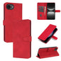 For iPhone 17e / 16e AZNS Skin Feel Calf Texture Flip Leather Phone Case(Red)