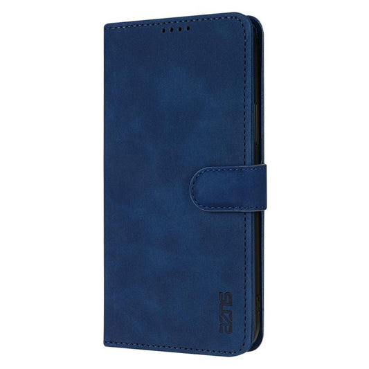 For iPhone 17e / 16e AZNS Skin Feel Calf Texture Flip Leather Phone Case(Blue)
