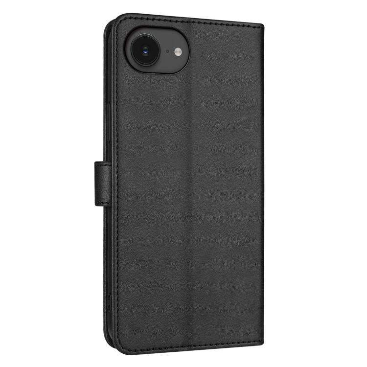 For iPhone 17e / 16e AZNS Skin Feel Calf Texture Flip Leather Phone Case(Black)