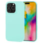 Pour iPhone 16 Pro Max GOOSPERY SOFT FEELING Coque Souple en TPU Liquide (Vert Menthe)