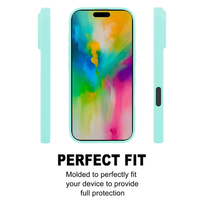 Pour iPhone 16 Pro Max GOOSPERY SOFT FEELING Coque Souple en TPU Liquide (Vert Menthe)