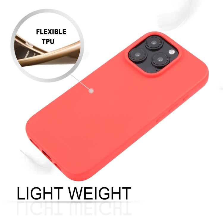 For iPhone 16 Pro GOOSPERY SOFT FEELING Liquid TPU Soft Phone Case(Red)