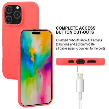 For iPhone 16 Pro GOOSPERY SOFT FEELING Liquid TPU Soft Phone Case(Red)