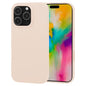 Pour iPhone 16 Pro Étui de téléphone souple en TPU liquide GOOSPERY SOFT FEELING (Abricot)
