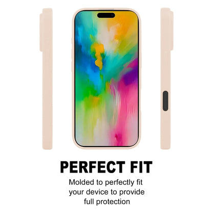 Pour iPhone 16 Pro Étui de téléphone souple en TPU liquide GOOSPERY SOFT FEELING (Abricot)