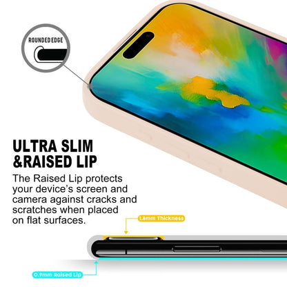 Pour iPhone 16 Pro Étui de téléphone souple en TPU liquide GOOSPERY SOFT FEELING (Abricot)