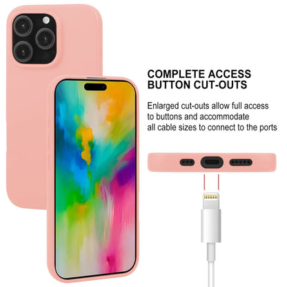 For iPhone 16 Pro GOOSPERY SOFT FEELING Liquid TPU Soft Phone Case(Pink)