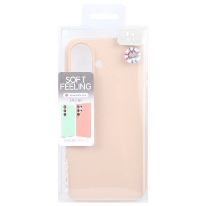 For iPhone 16 Plus GOOSPERY SOFT FEELING Liquid TPU Soft Phone Case(Apricot)