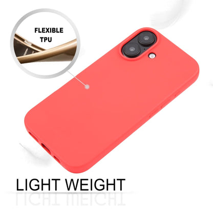 For iPhone 16 GOOSPERY SOFT FEELING Liquid TPU Soft Phone Case(Red)