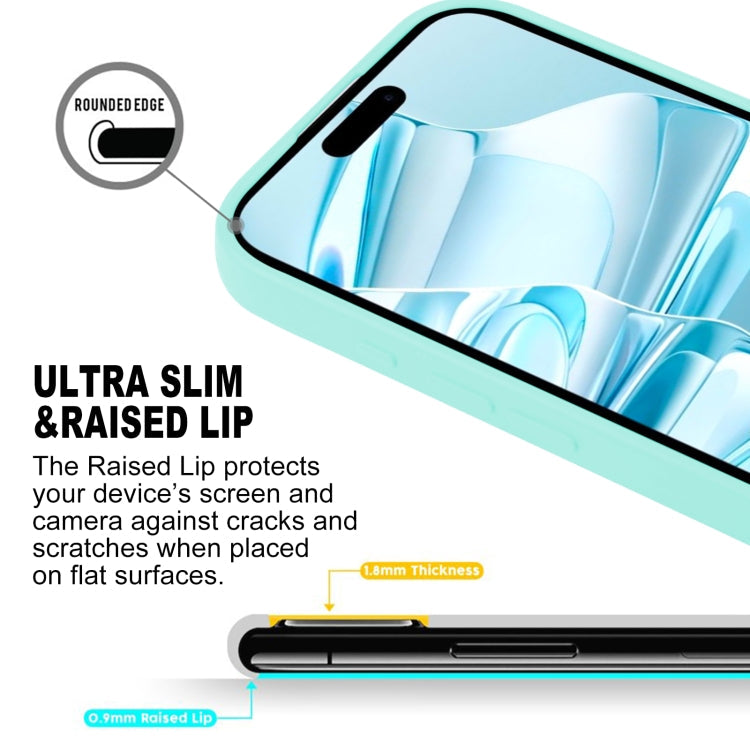 For iPhone 16 GOOSPERY SOFT FEELING Liquid TPU Soft Phone Case(Mint Green)