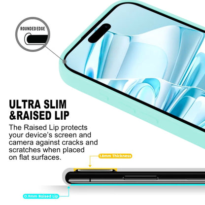 For iPhone 16 GOOSPERY SOFT FEELING Liquid TPU Soft Phone Case(Mint Green)