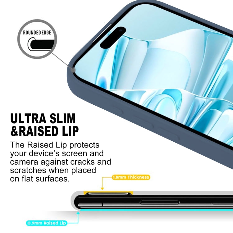 For iPhone 16 GOOSPERY SOFT FEELING Liquid TPU Soft Phone Case(Dark Blue)