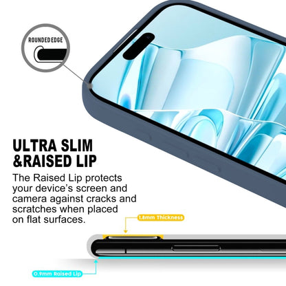 For iPhone 16 GOOSPERY SOFT FEELING Liquid TPU Soft Phone Case(Dark Blue)