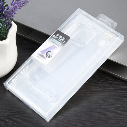 For iPhone 16 Pro MERCURY GOOSPERY SUPER Four-Corner Shockproof TPU Phone Case(Transparent)