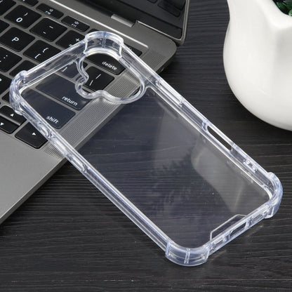 Pour iPhone 16 Coque de Téléphone en TPU Antichoc à Quatre Coins MERCURY GOOSPERY SUPER (Transparente)