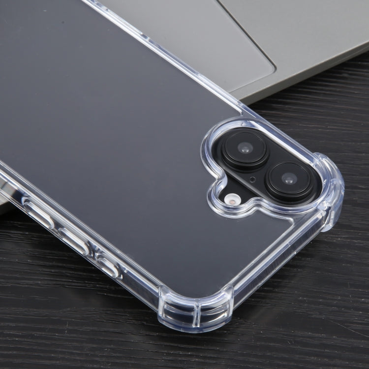 Pour iPhone 16 Coque de Téléphone en TPU Antichoc à Quatre Coins MERCURY GOOSPERY SUPER (Transparente)