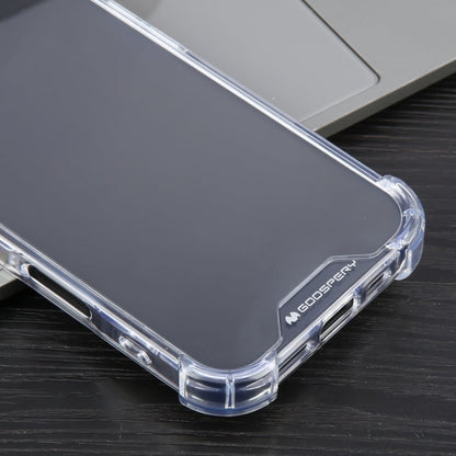 Pour iPhone 16 Coque de Téléphone en TPU Antichoc à Quatre Coins MERCURY GOOSPERY SUPER (Transparente)